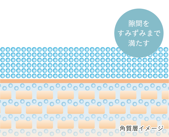 微細乳化の浸透図