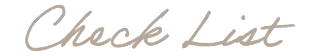 check list