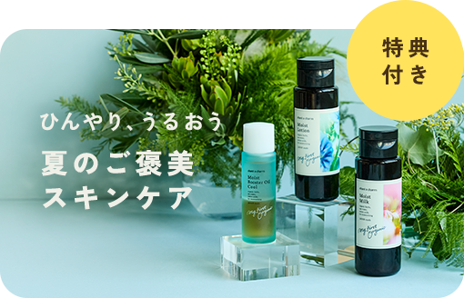 <特典付き>ひんやり、うるおう。夏のご褒美スキンケア 今だけプレゼントを一緒にお届け。