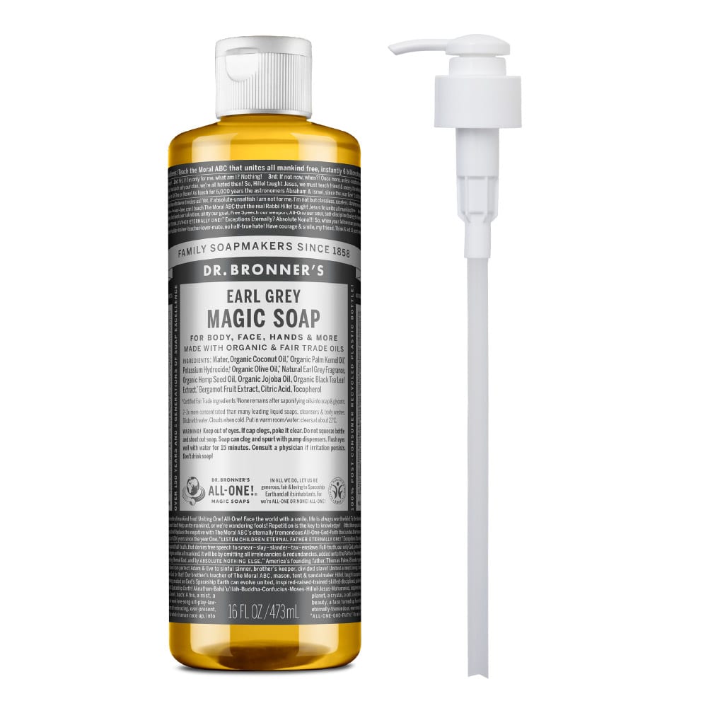 ＜数量限定＞ドクターブロナー マジックソープ アールグレイ M ポンプセット